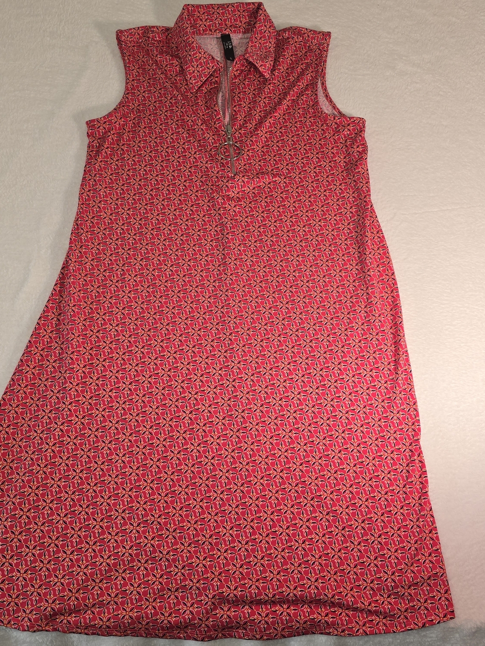 Thyme & Honey women’s Size MED Stripe Knee Length Sleeveless Dress soft comfy
